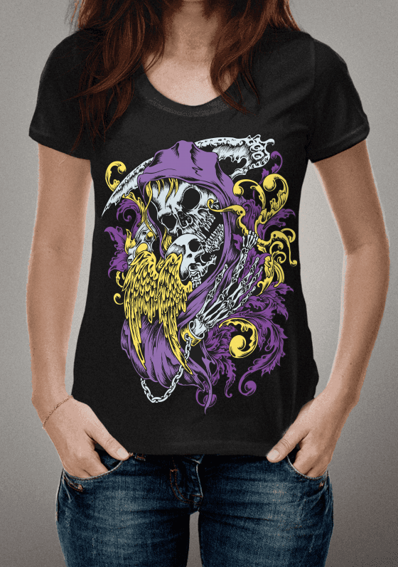 Nome do produto  Camiseta Skull Death Supreme