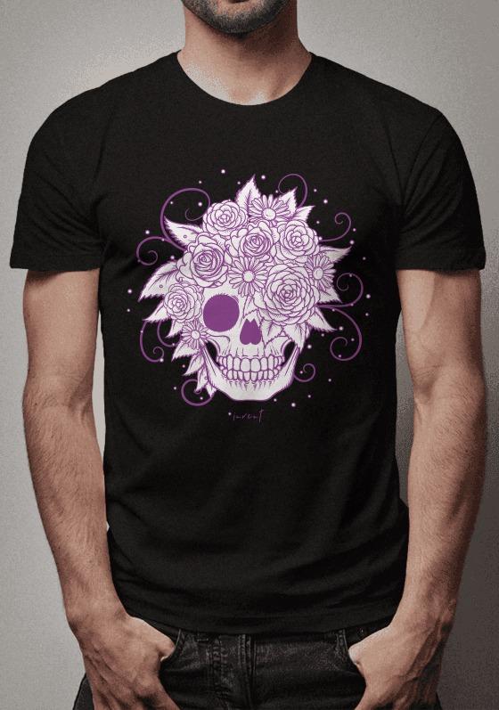 Nome do produto  Camiseta Skull Girle