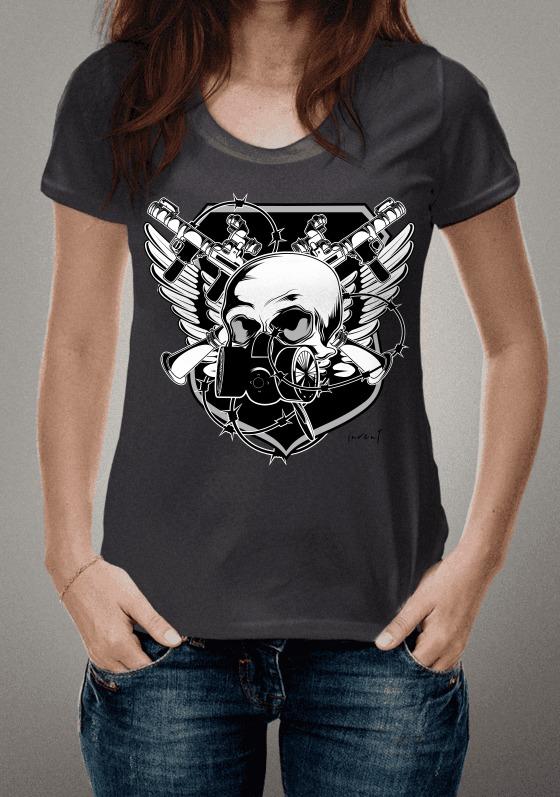 Nome do produto  Camiseta Skull Kill