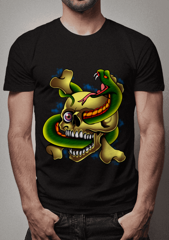 Nome do produto  camiseta snake