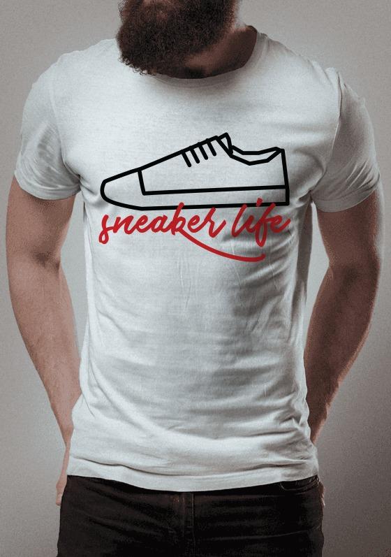 Nome do produto  Camiseta Sneaker Life
