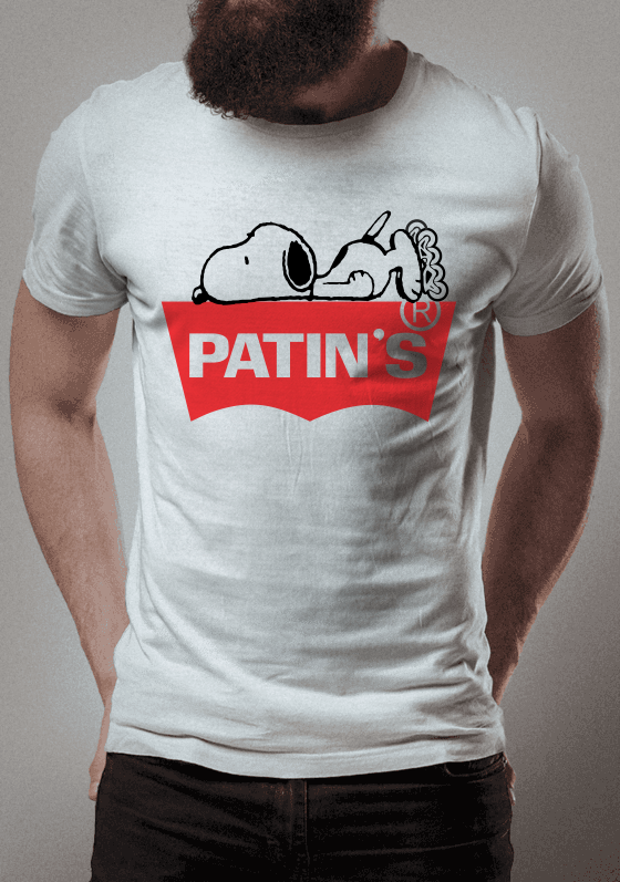 camiseta snoopy patin´s