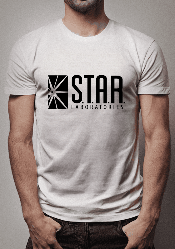 Camiseta Star Labs - The Flash - Logo Preto