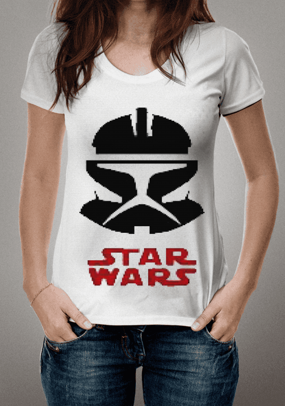 Nome do produto  camiseta star wars