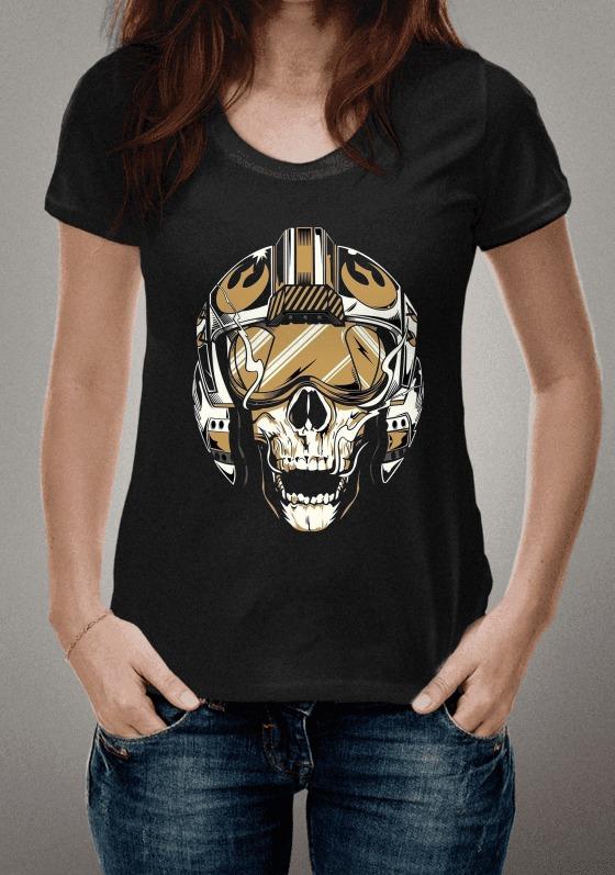 Camiseta Star Wars skull