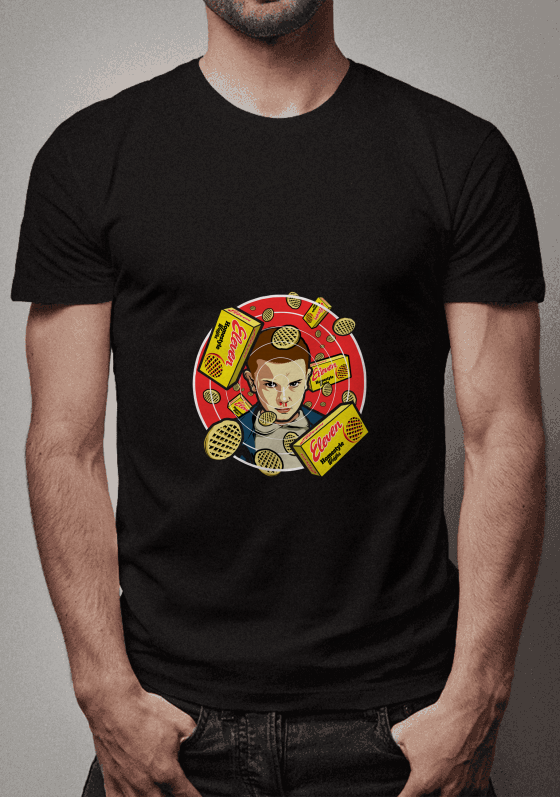 Camiseta Stranger Things Eleven Homestyle Waffles