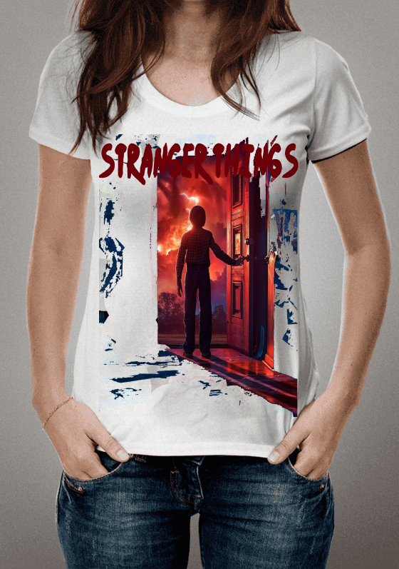 camiseta stranger trings