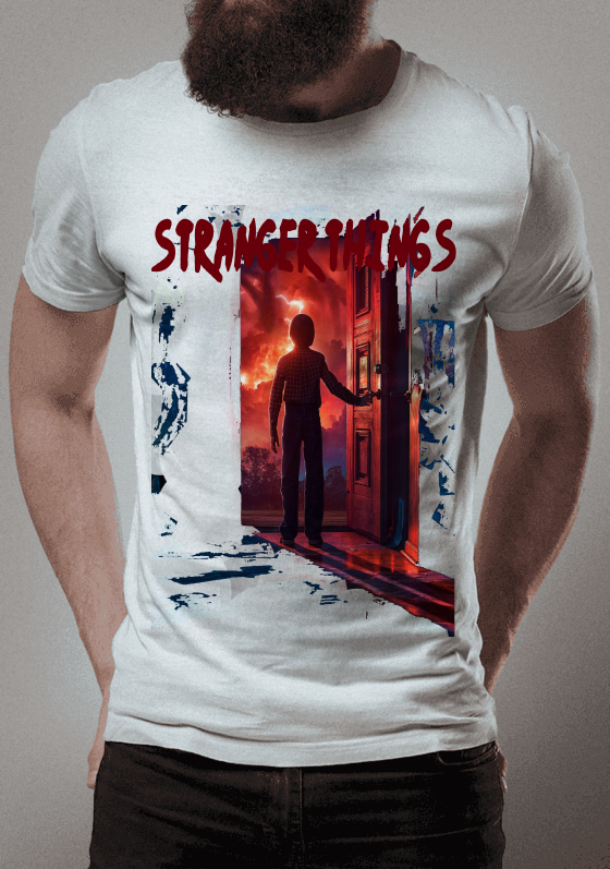 camiseta stranger trings