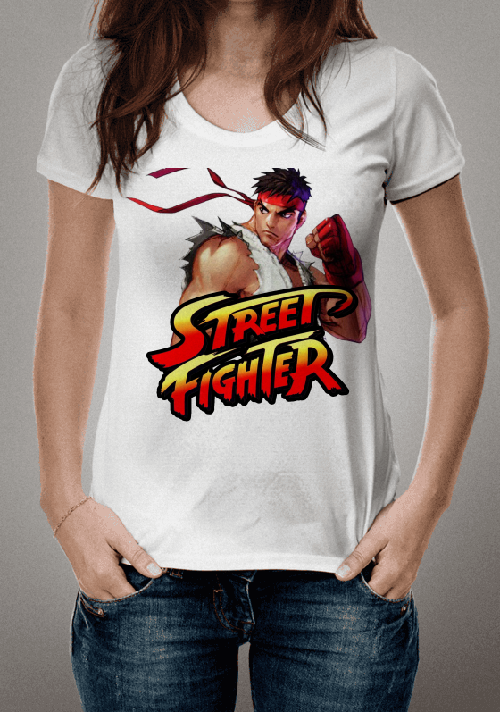 Nome do produto  Camiseta Street Fighter Riu