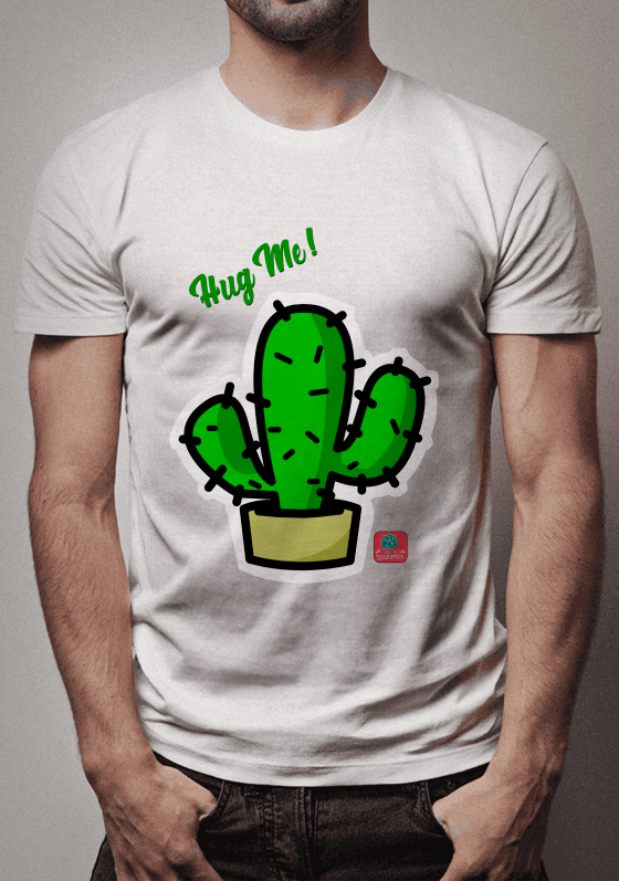 Nome do produto  Camiseta Suculentas Hug Me! Cactus