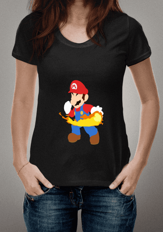 Nome do produto  Camiseta Super Mario Bros.