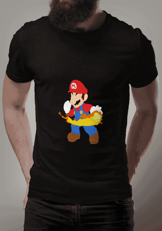Nome do produto  Camiseta Super Mario Bros.