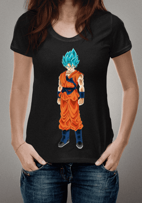 Camiseta Super Saiyan Azul