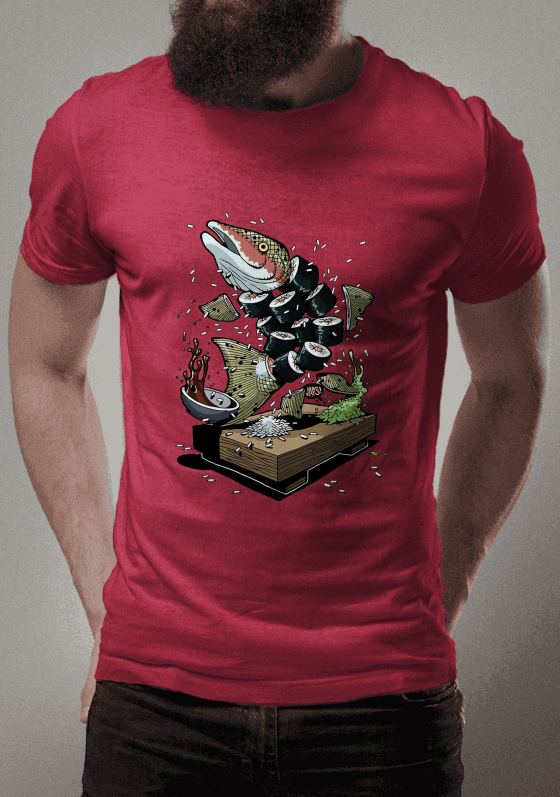 Camiseta Sushi