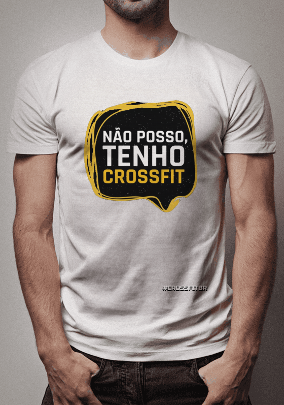 Camiseta TENHO CROSSFIT  Branca