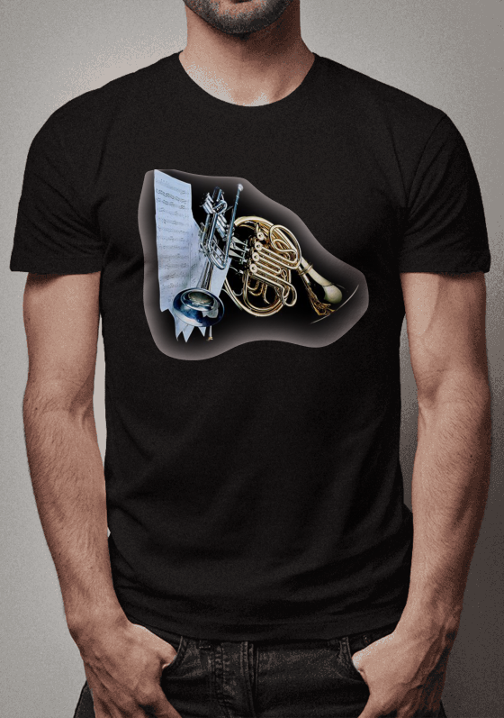 Nome do produto  Camiseta Trumpet&Horn Preta Masculina