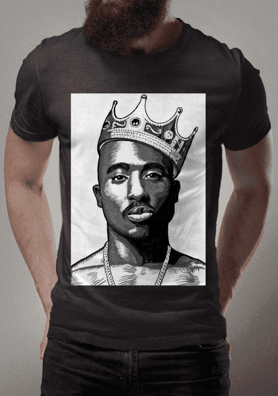 Nome do produto  Camiseta TuPac 