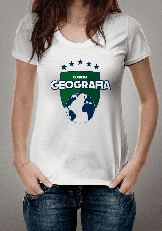 Nome do produto  Camiseta Universitária - Geografia 02