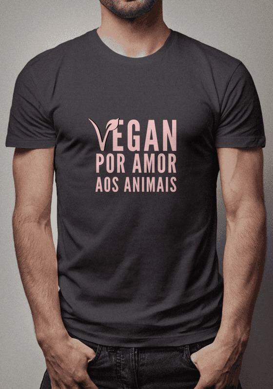 Nome do produto  Camiseta Vegan por amor aos Animais