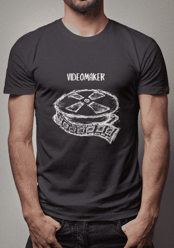Nome do produto  CAMISETA VIDEOMAKER PRETA