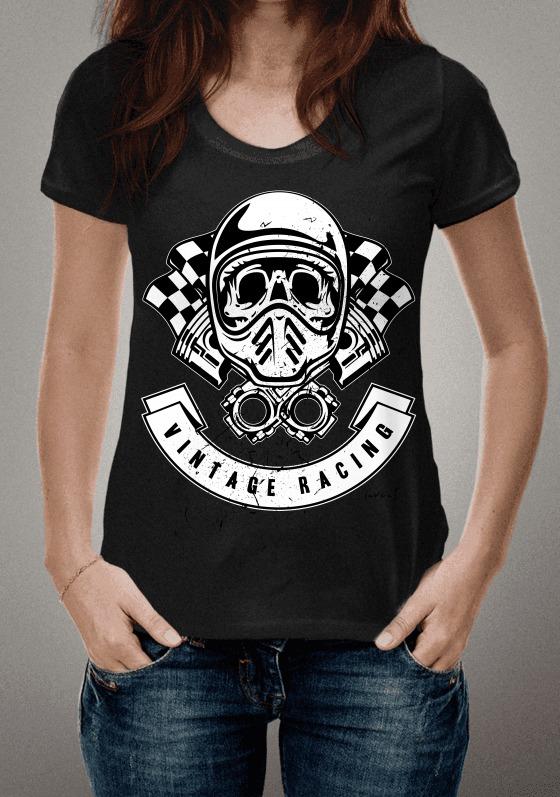 Nome do produto  Camiseta Vintage Racing