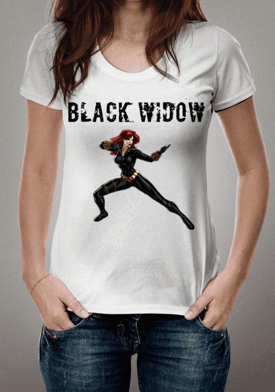 Camiseta Viúva Negra