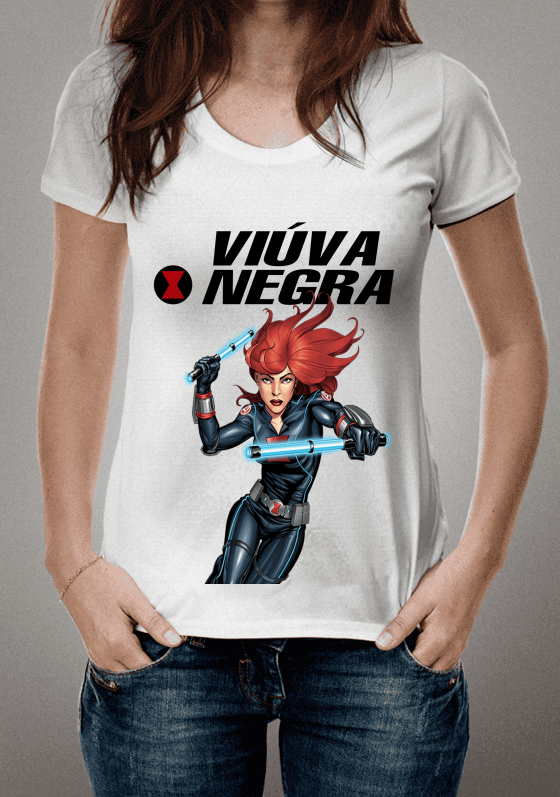 Nome do produto  Camiseta Viúva Negra
