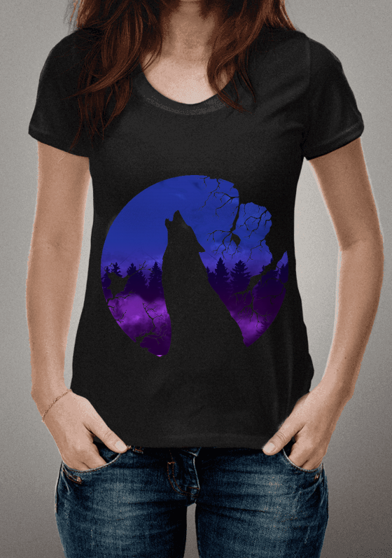 Camiseta White Wolf Spirit
