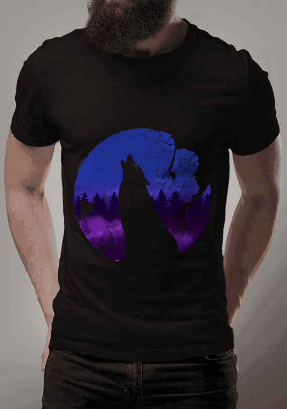 Camiseta White Wolf Spirit