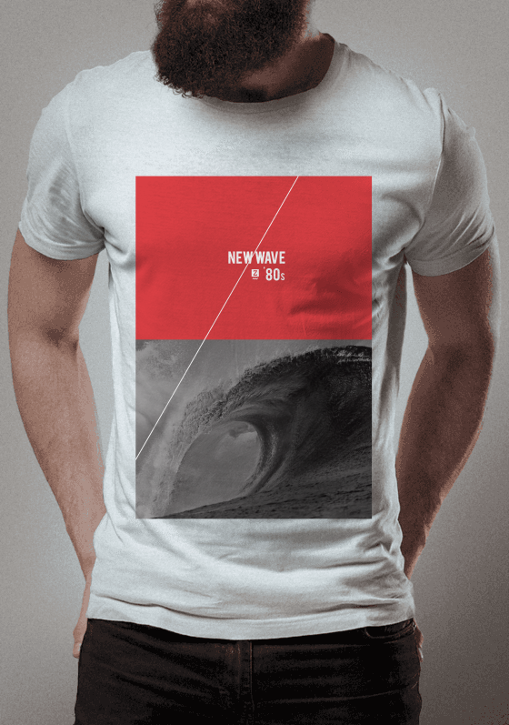 Camiseta Zero New Wave 80s