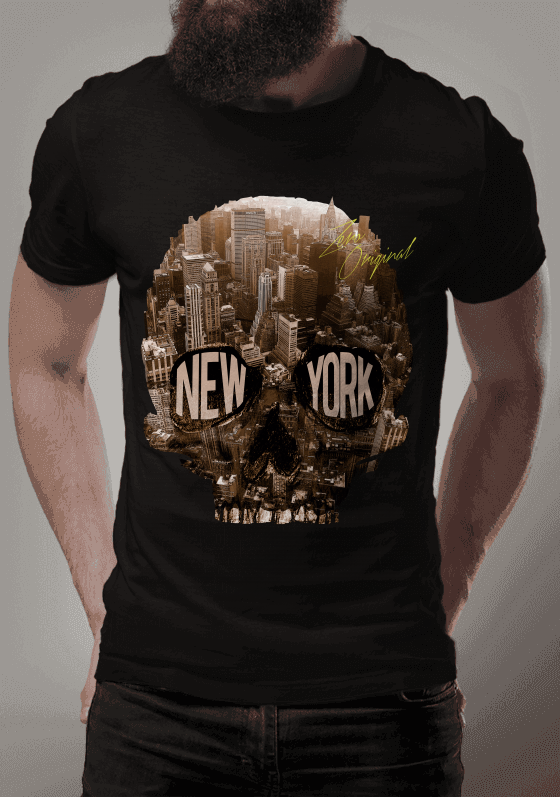 Camiseta Zero Skull New York