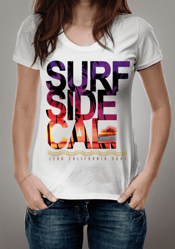 Camiseta Zero Surf Side California 