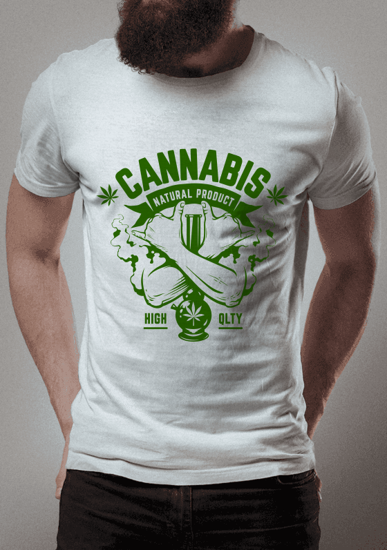 CANNABIS BONG HANDS
