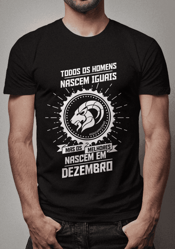 Nome do produto  CAPRICÓRNIO HOMEM DEZEMBRO PRETO 