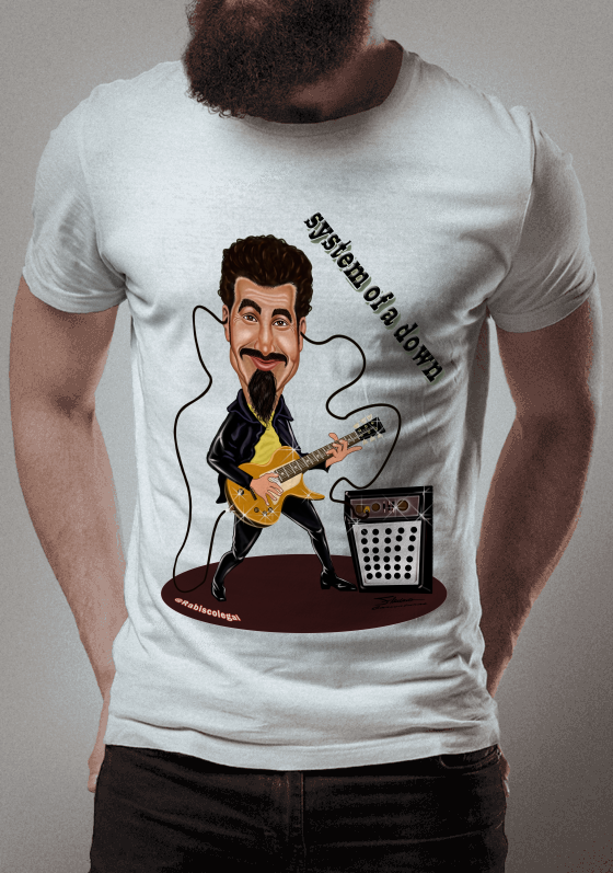 Nome do produto  Caricatura : Serj Tankian