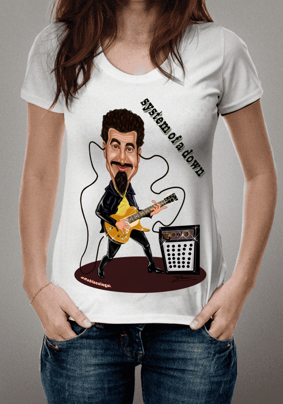 Nome do produto  Caricatura : Serj Tankian