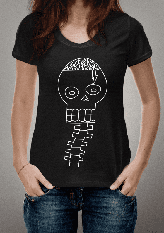 Nome do produto  Caveira alegre