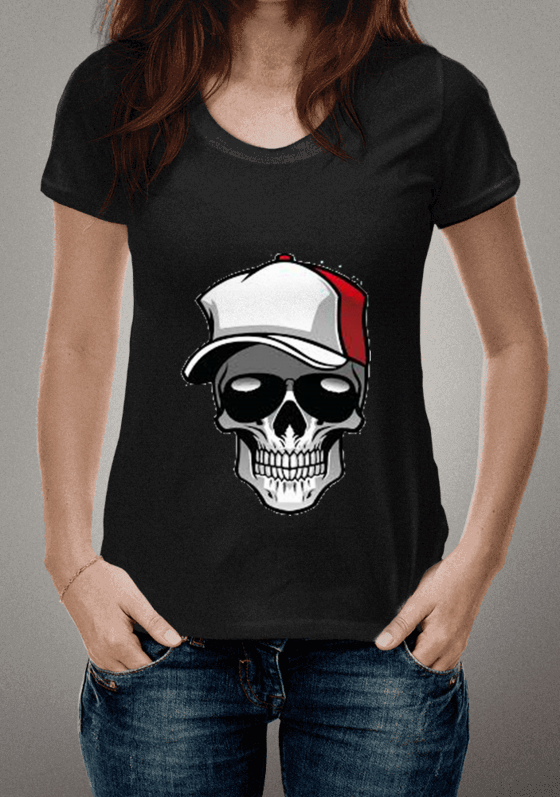 Nome do produto  Caveira arte minimalista