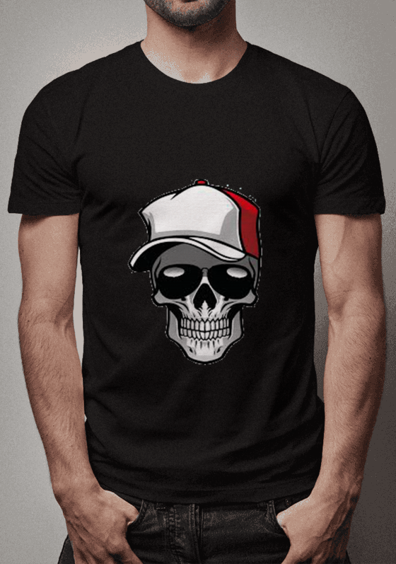 Nome do produto  Caveira arte minimalista