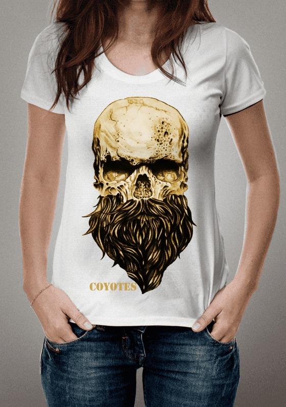 Nome do produto  caveira barba coyotes