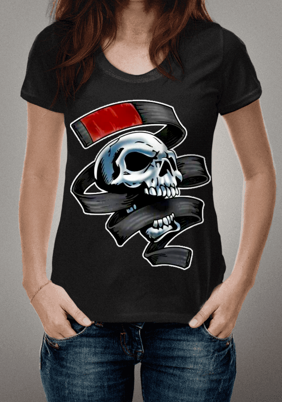 Nome do produto  Caveira cinturão black