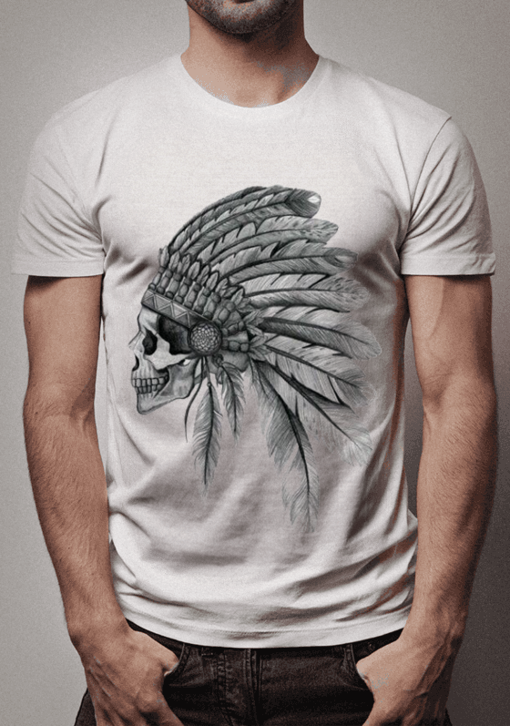 Nome do produto  Caveira cocar 