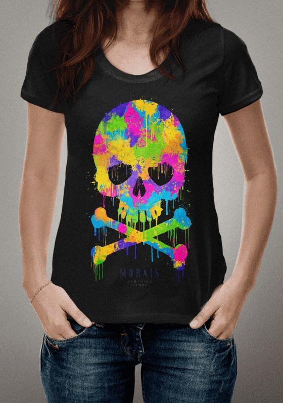 Nome do produto  Caveira colorida