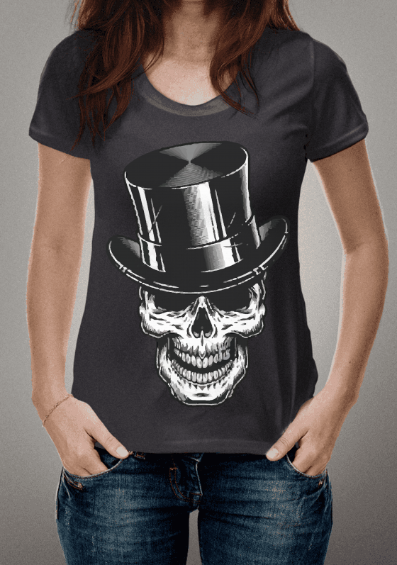 Nome do produto  caveira com chapeu