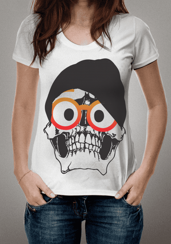 Nome do produto  Caveira com gorro 