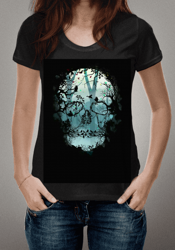 Nome do produto  Caveira com Passaros