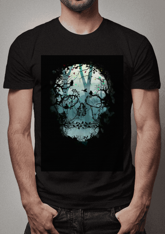 Nome do produto  Caveira com Passaros