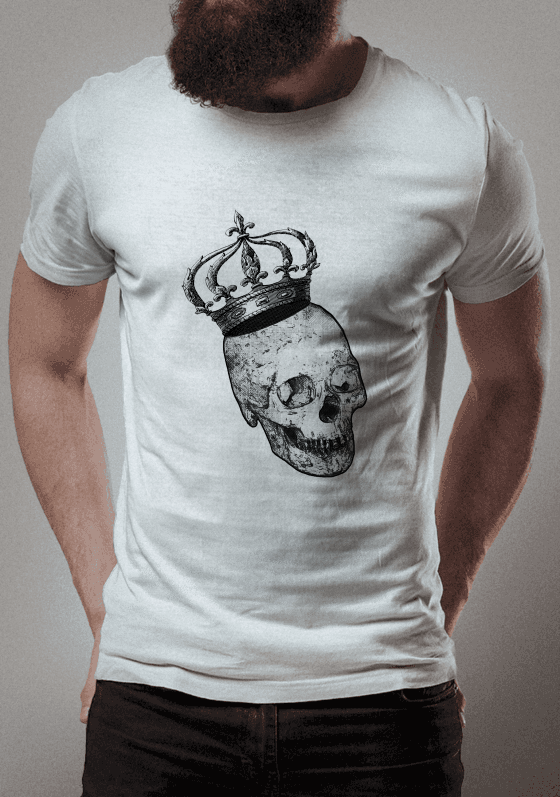 Nome do produto  Caveira coroada