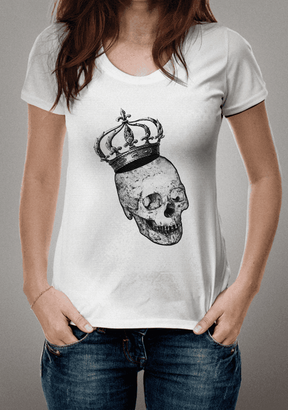 Nome do produto  Caveira coroada