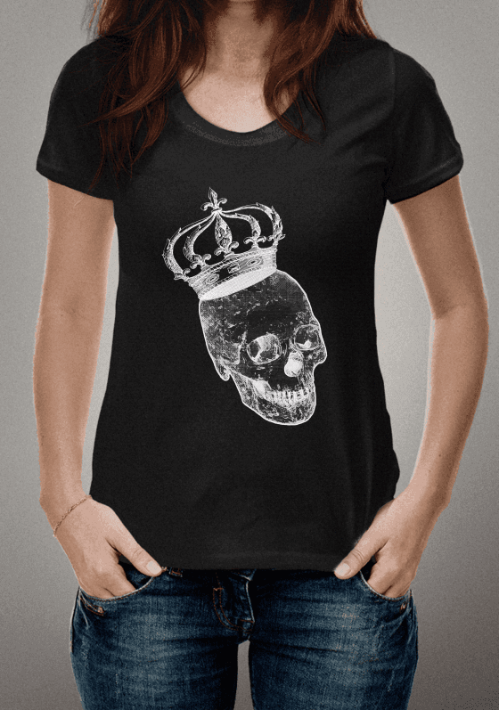 Nome do produto  Caveira coroada